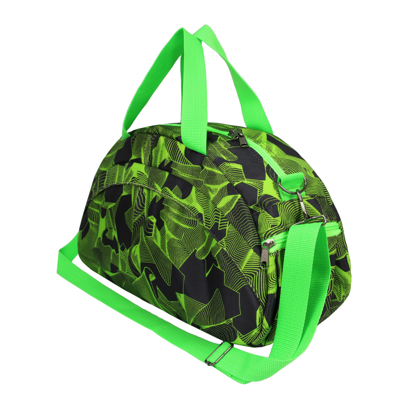 Фитнес 2 дизайн черный-салат